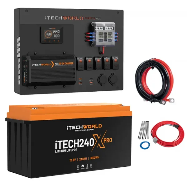 Itechworld Control Hub Kit with 40A DCDC Charger and Itech 120X Pro