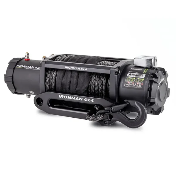 Ironman Frontier 9500lb Winch with Synthetic Rope