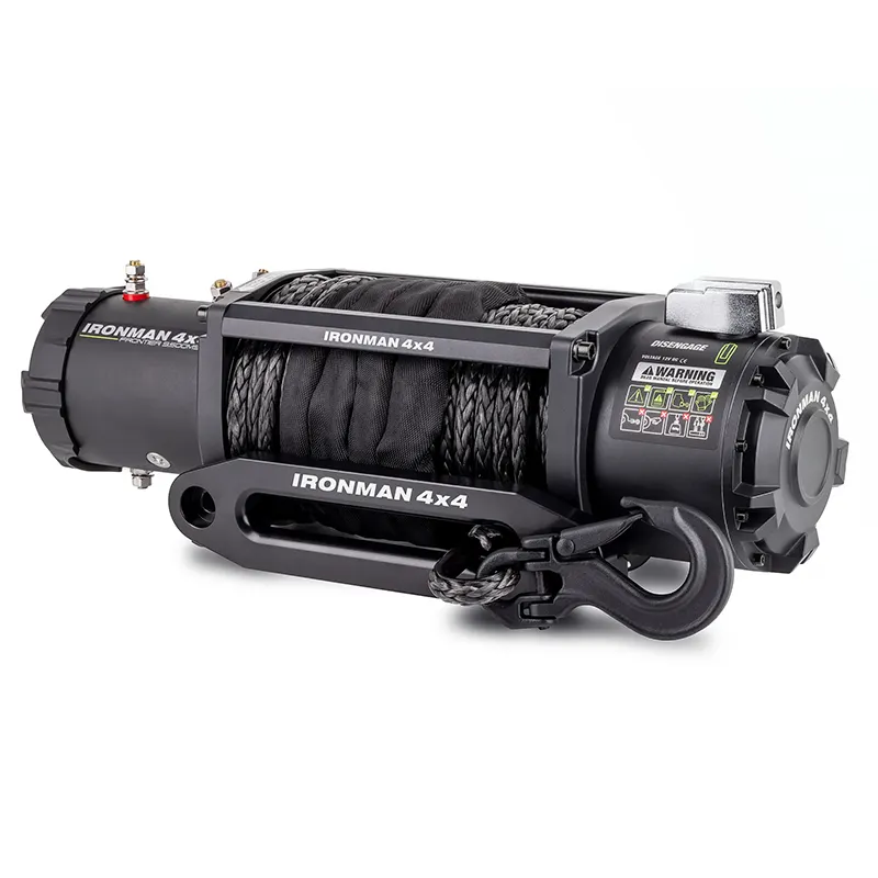Ironman Frontier 9500lb Winch with Synthetic Rope